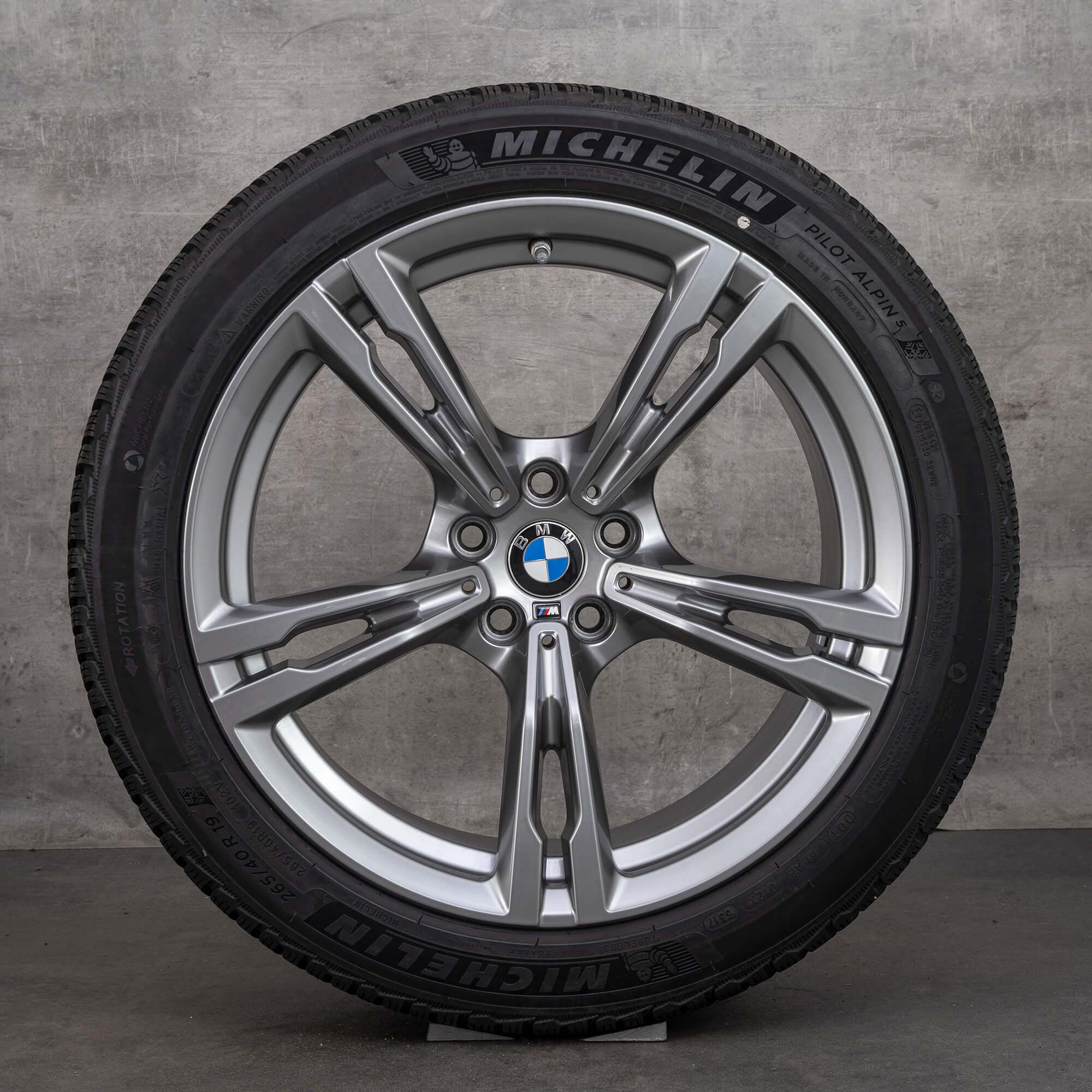 Jantes BMW 19 Pouces M5 F90 Roues Hiver Pneus Jantes Alloy Style M705 5 Mm