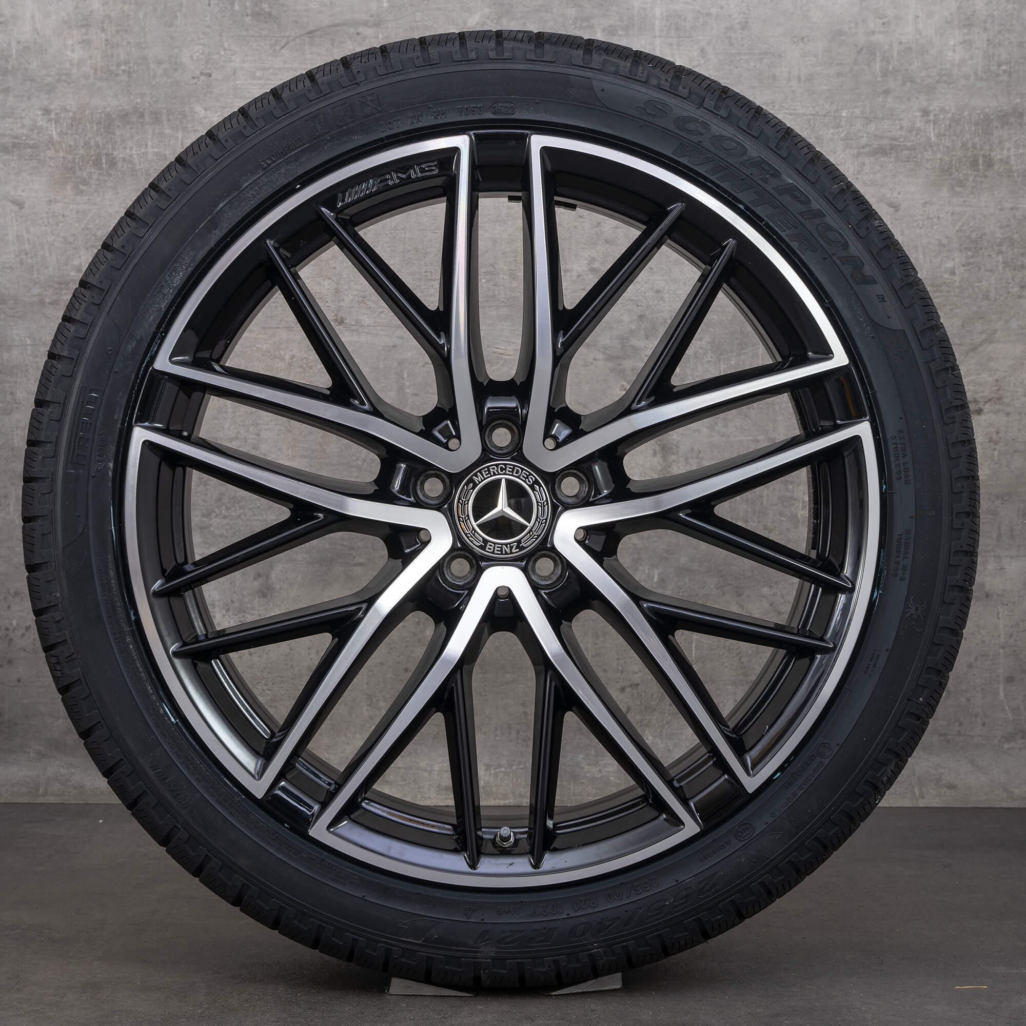 Tappetini In Gomma Su Misura Per Mercedes GLC X253 (2015+) E C253 (2016+) - Set Completo Antiscivolo
