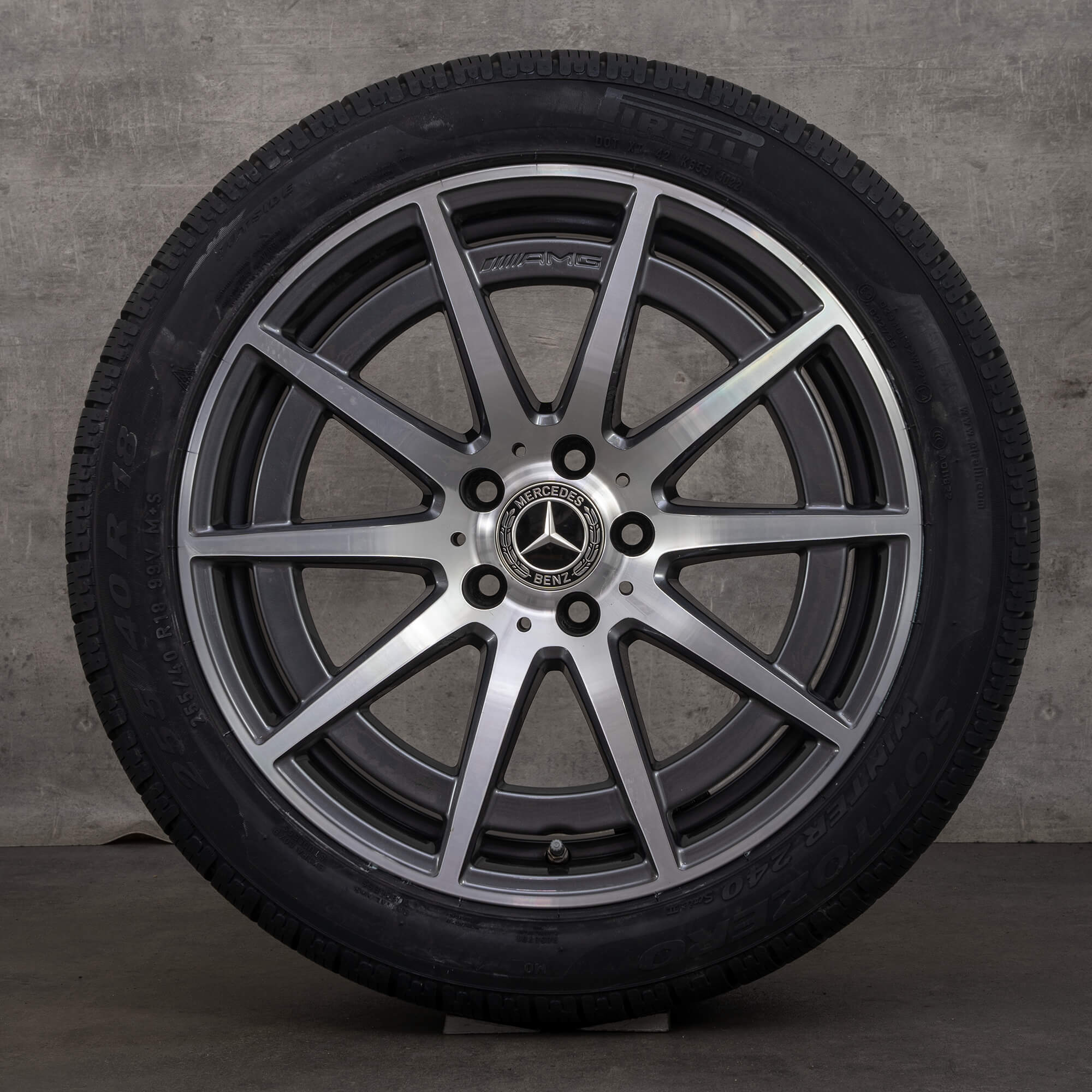 Mercedes C-Class C63 AMG A205 C205 winter wheels 18 inch rims tires NEW