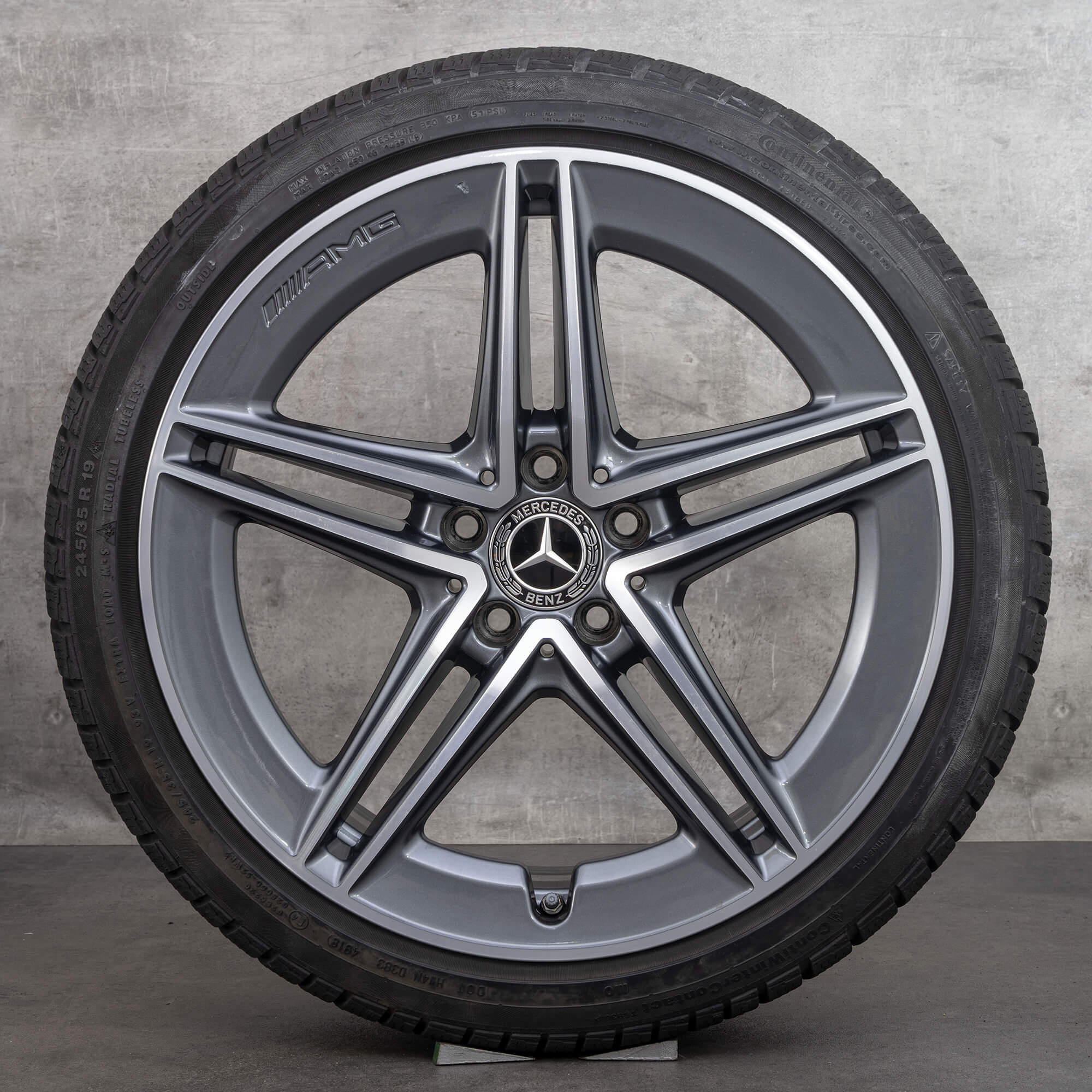AMG 19 inch velgen Mercedes CKlasse W205 S205 C205 A205 C63 S wintervelgen