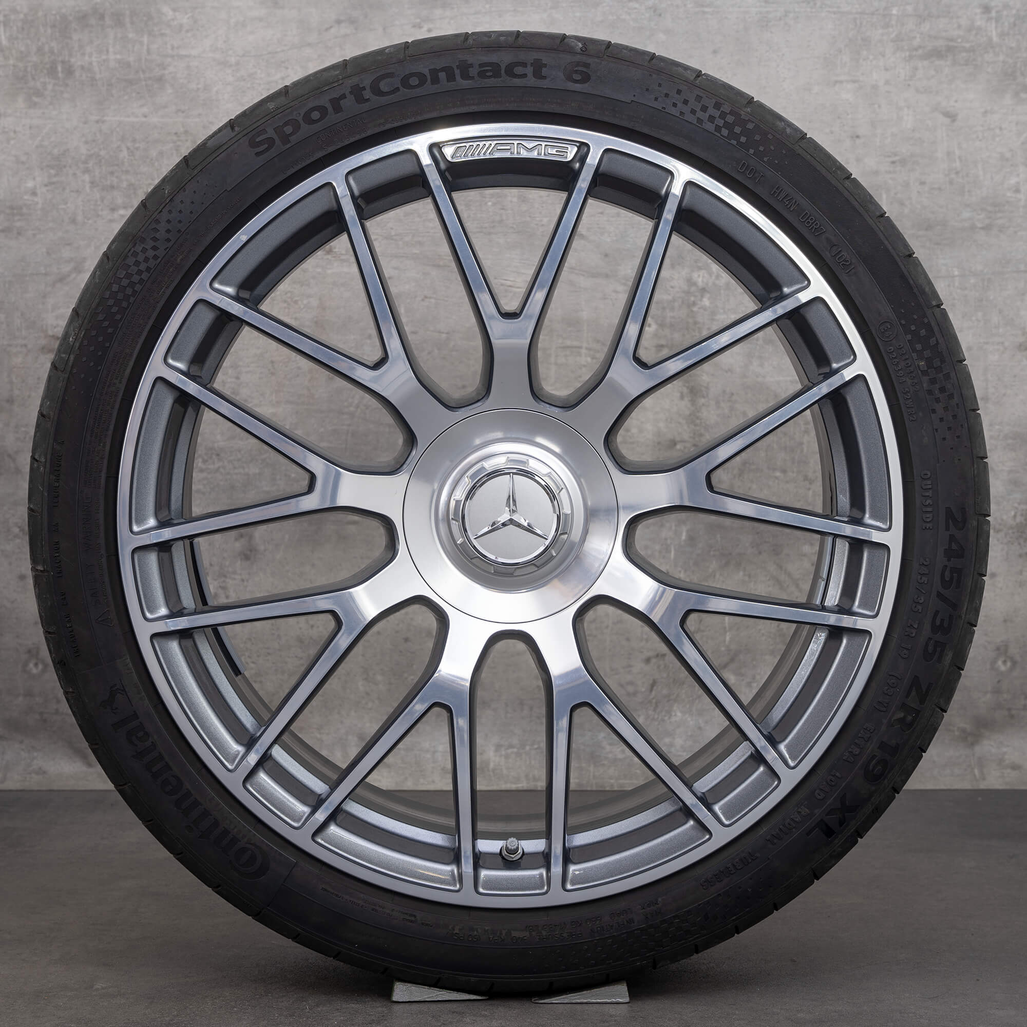 AMG Mercedes Benz 19 inch velgen C63 C63S W205 S205 zomerbanden zomervelgen