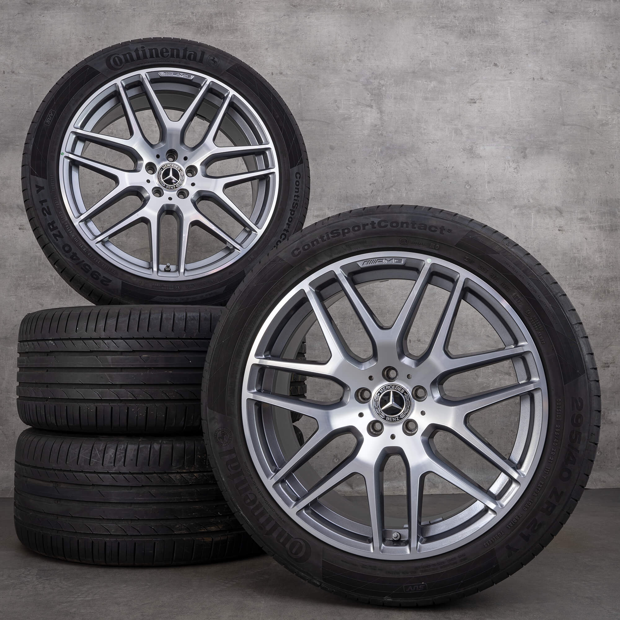 AMG 21 inch rims Mercedes GLS GLS63 W166 X166 summer tires wheels