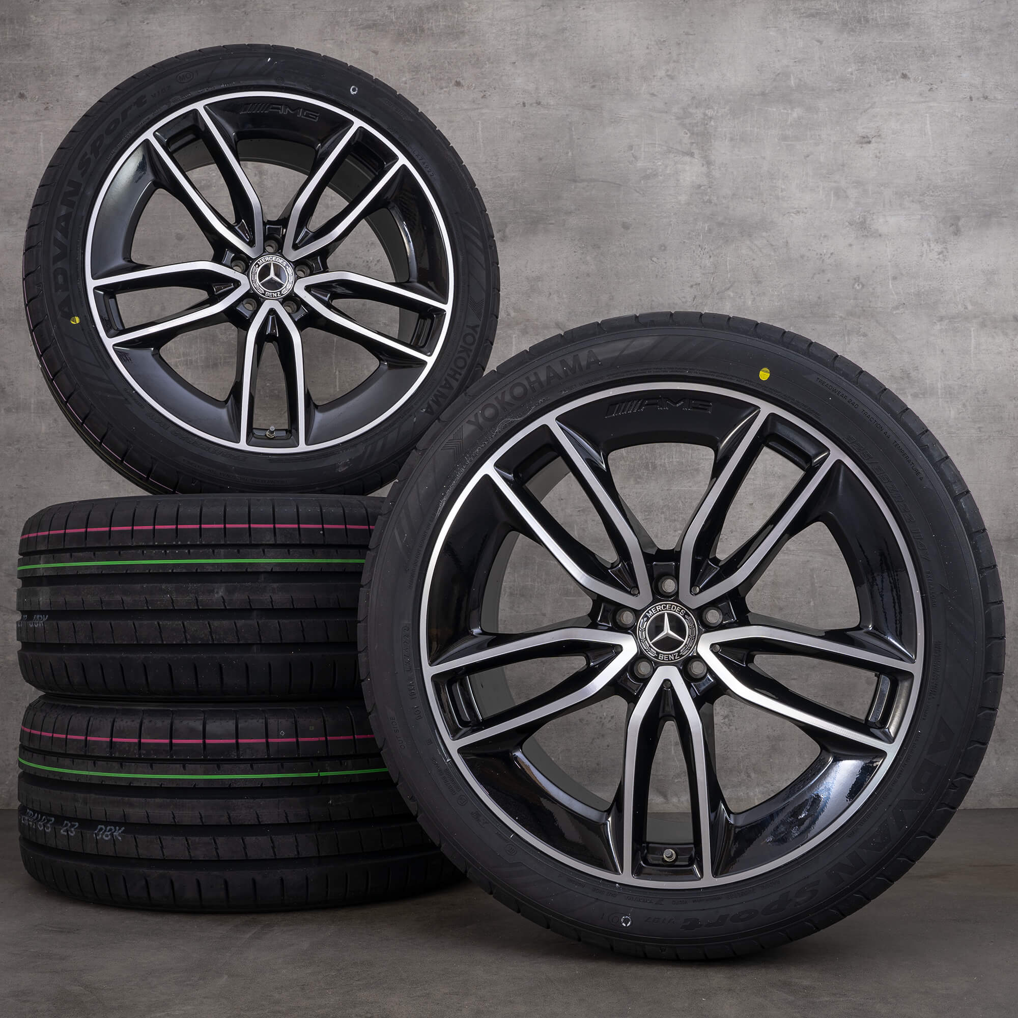 AMG Mercedes Benz GLE W167 V167 summer wheels 22 inch tires rims