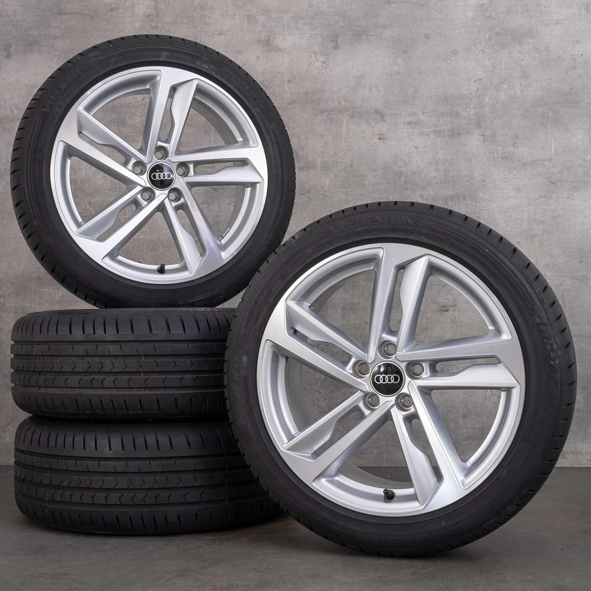 Audi A1 GB rims 17 inch summer tires wheels 82A601025K 7 mm