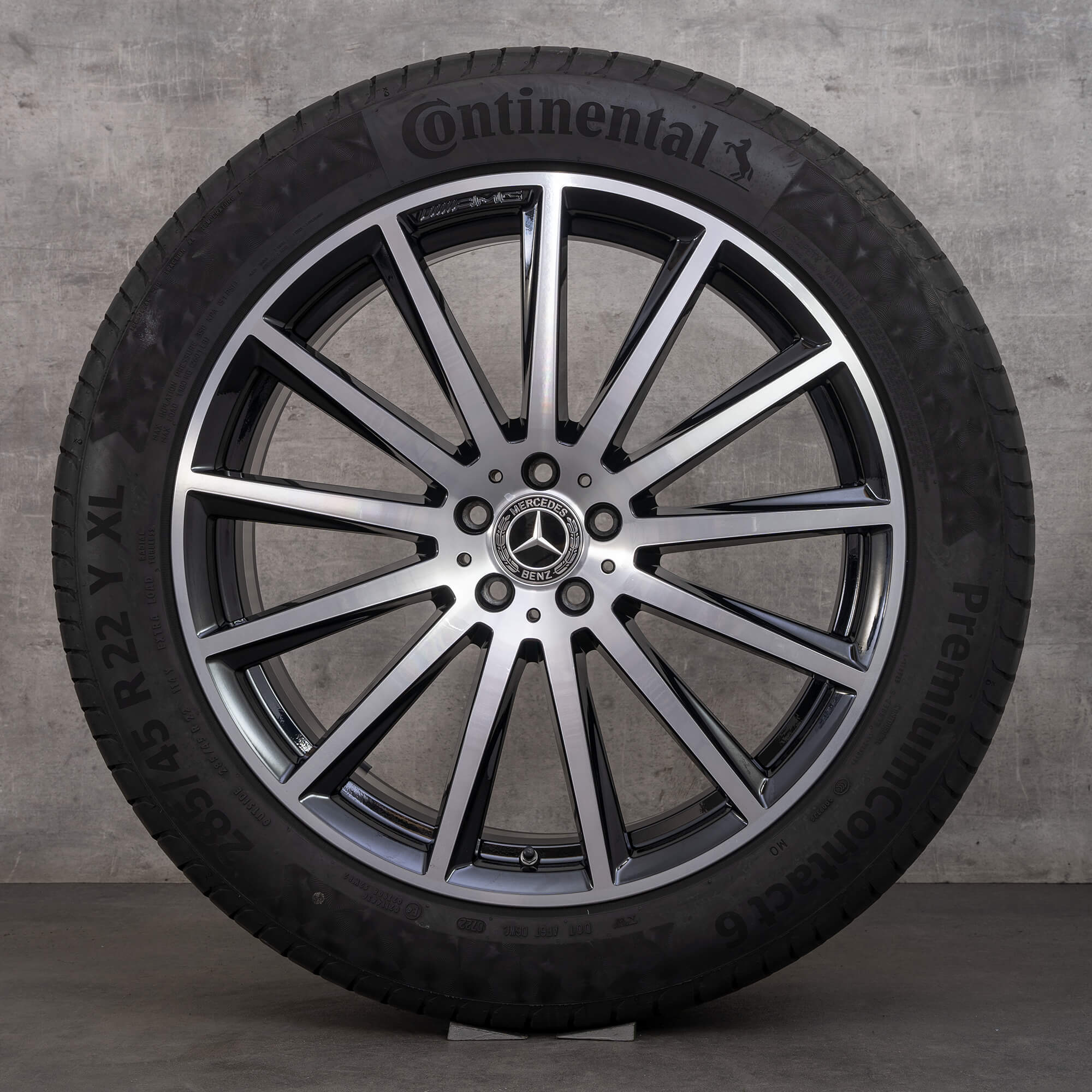 AMG Mercedes GLS V167 SUV tires rims summer wheels 7 22 mm inch