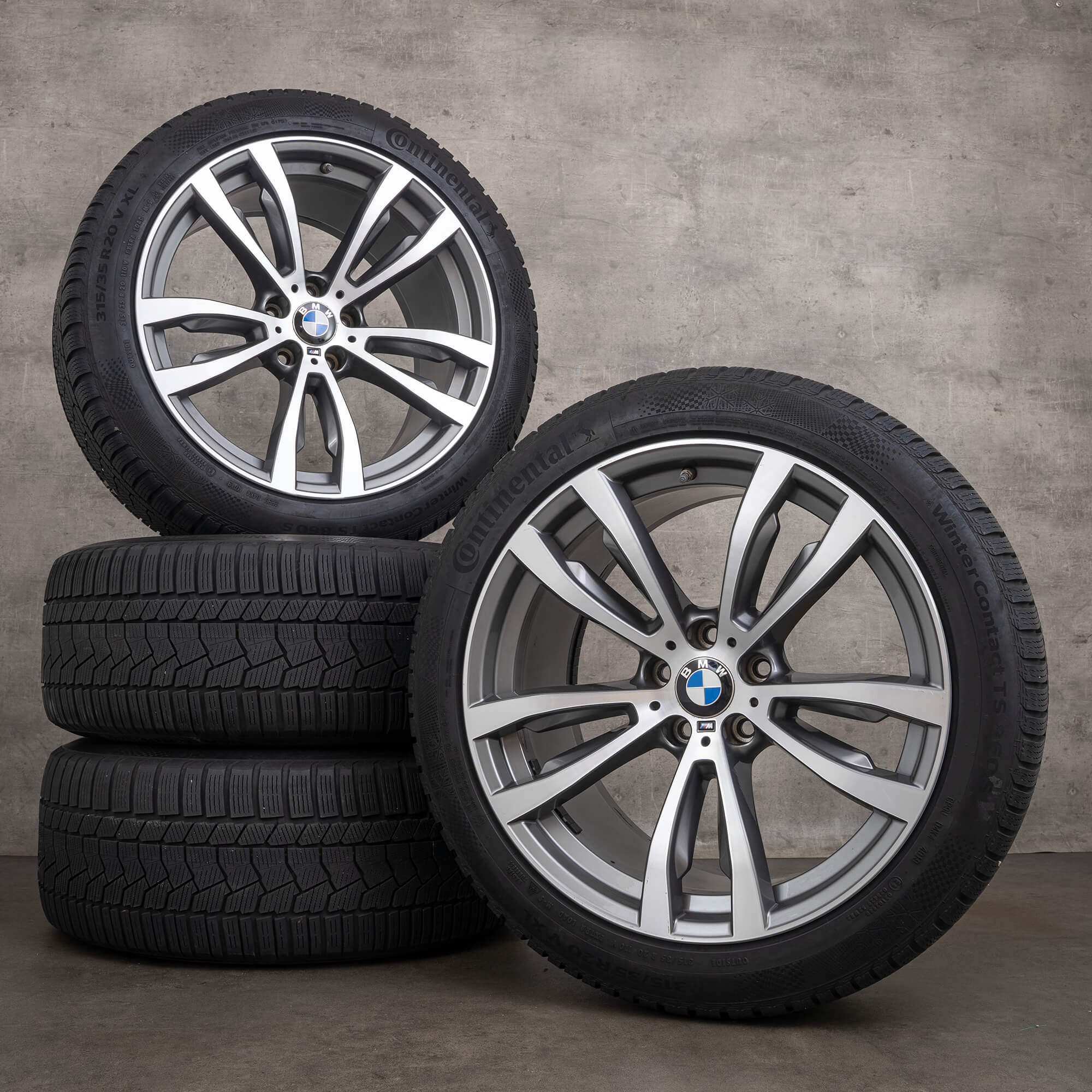 BMW X5 E70 F15 X6 F16 jantes hiver 20 pouces style pneus 469 M