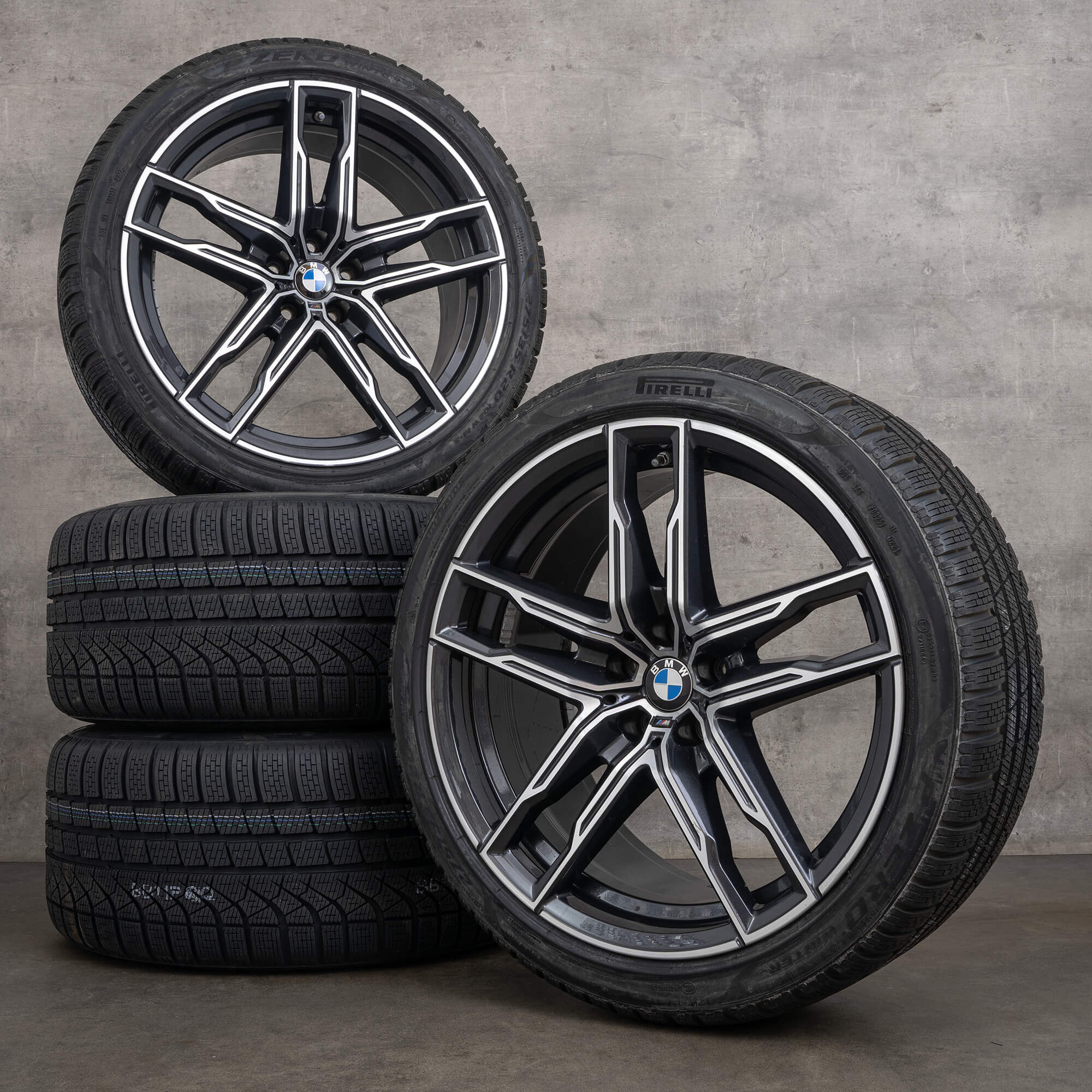 BMW M5 F90 M8 F91 F92 winter wheels tires 20 inch rims 8089562 8089563