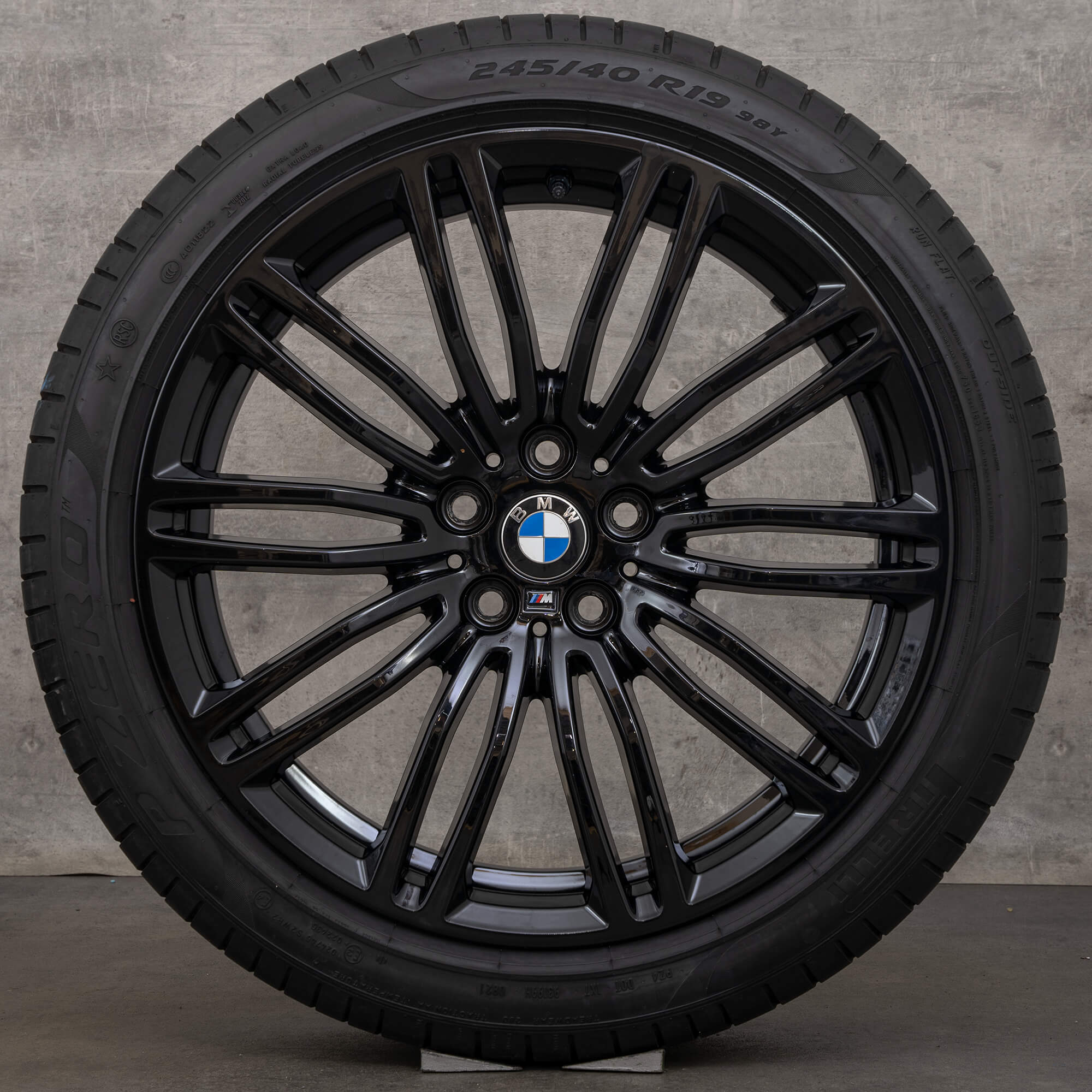 BMW 5 Series G30 G31 summer wheels 19 inch rims tires 664 M 7856925