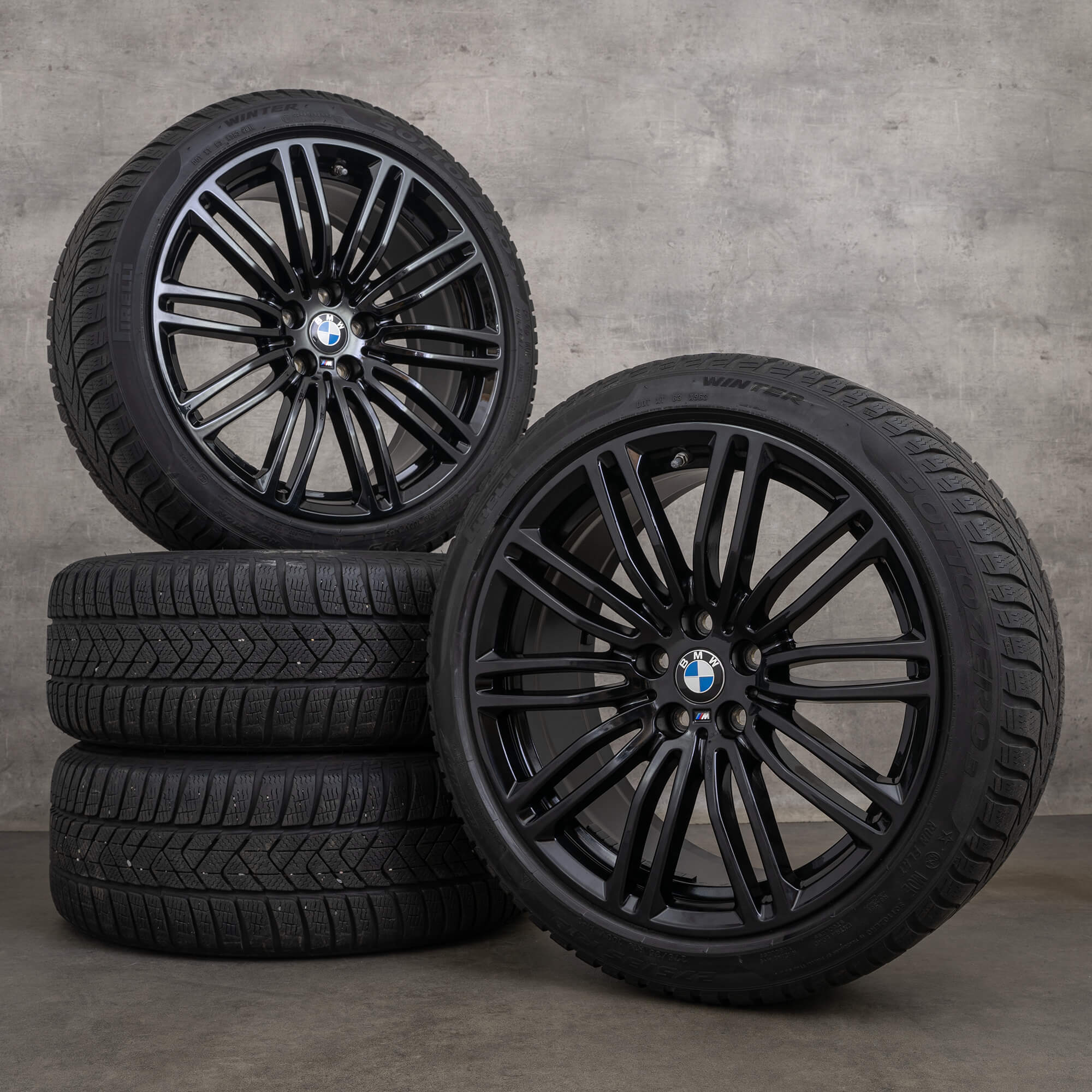 BMW 5 Series G30 G31 winter wheels 19 inch rims tires 664 M 7855083 7855084